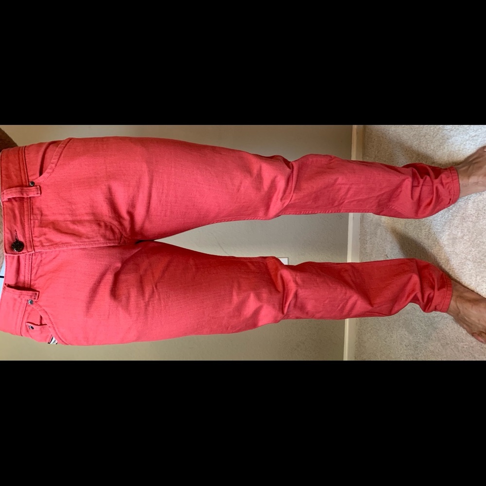 Diesel Darron red denim regular slim tapered